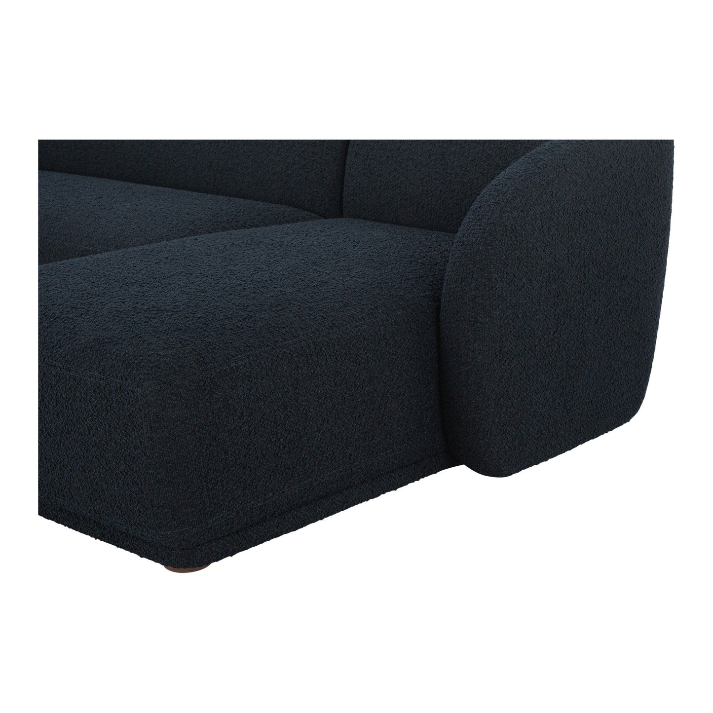 Finn LHF Chaise Sectional Sofa – Left-Facing Modern Bouclé Living Room Couch