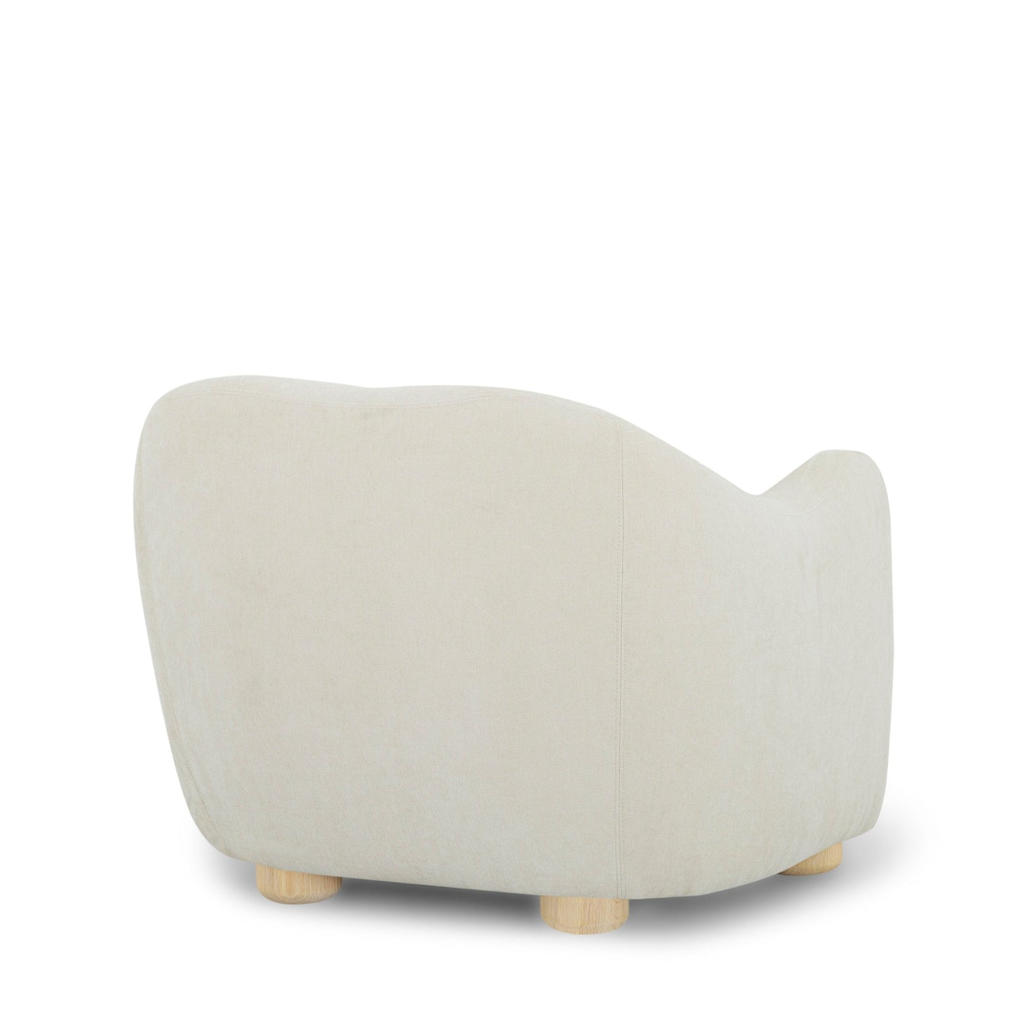 Joss Modern Mid-Century Armchair – 33" Square Lounge Chair in Toffee, Bone or Walnut