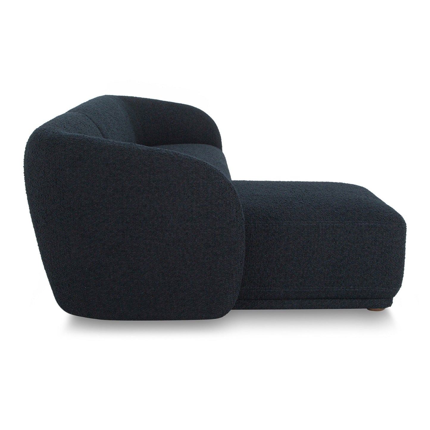 Finn LHF Chaise Sectional Sofa – Left-Facing Modern Bouclé Living Room Couch