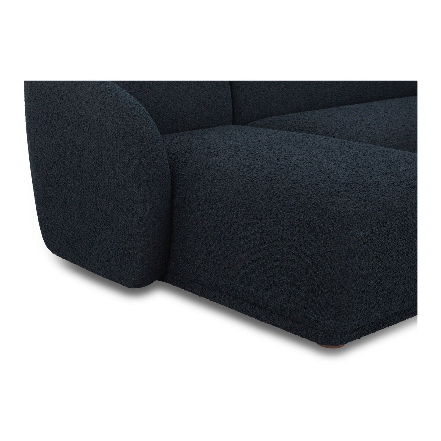 Finn LHF Chaise Sectional Sofa – Left-Facing Modern Bouclé Living Room Couch
