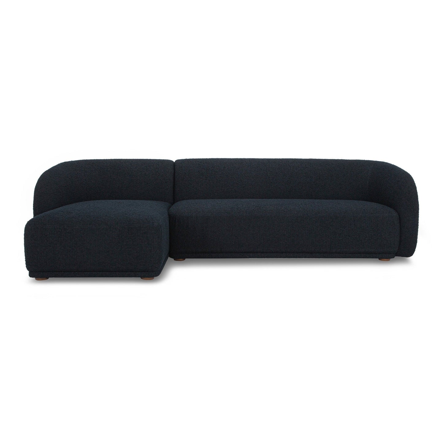 Finn LHF Chaise Sectional Sofa – Left-Facing Modern Bouclé Living Room Couch