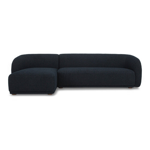 Finn LHF Chaise Sectional Sofa – Left-Facing Modern Bouclé Living Room Couch