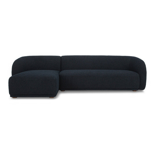Finn LHF Chaise Sectional Sofa – Left-Facing Modern Bouclé Living Room Couch